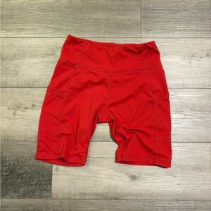 Red Bike Shorts